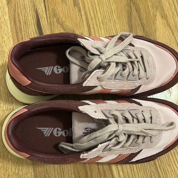 Like *New* Gola Women's Chicago Blush and Maroon Sneakers size 6 - Picture 6 of 9